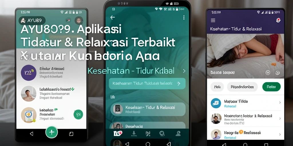 Antarmuka AYU89 yang tenang dan fungsional untuk tidur yang lebih baik.