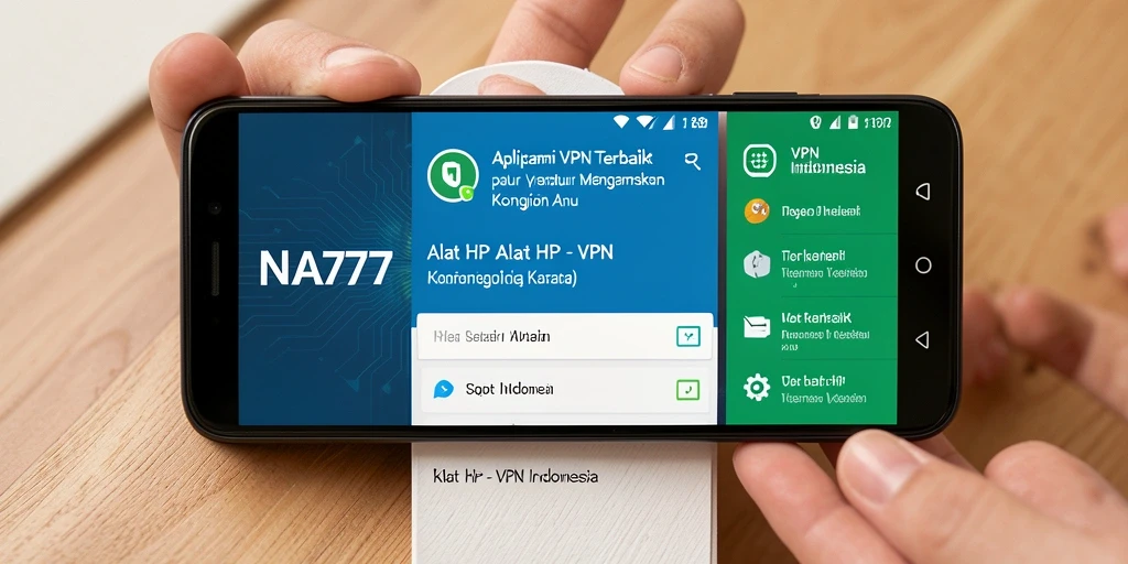 Tampilan antarmuka aplikasi NA777 yang intuitif dan ramah pengguna.