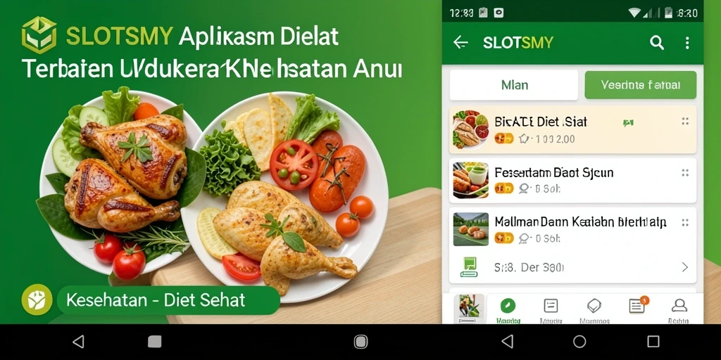 Antarmuka SLOTSMY yang interaktif untuk diet sehat.