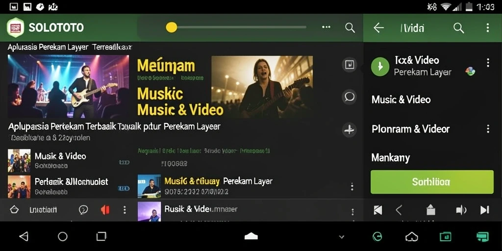 Tampilan antarmuka SOLOTOTO saat merekam layar dengan fungsi perekam yang intuitif.