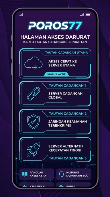 Tampilan link alternatif poros77